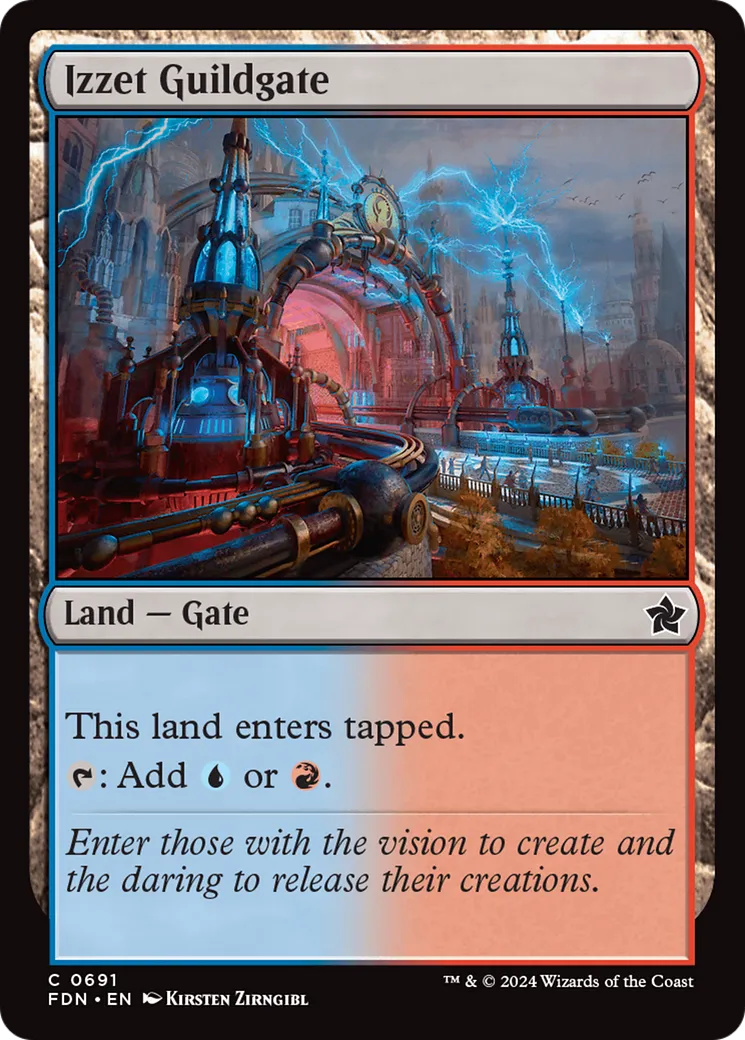Porte de la guilde d'Izzet — Foundations — Magic: The Gathering