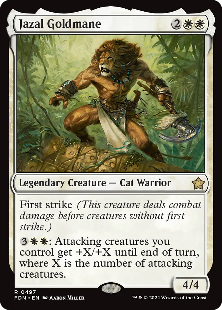 Jazal Crinièredor — Foundations — Magic: The Gathering