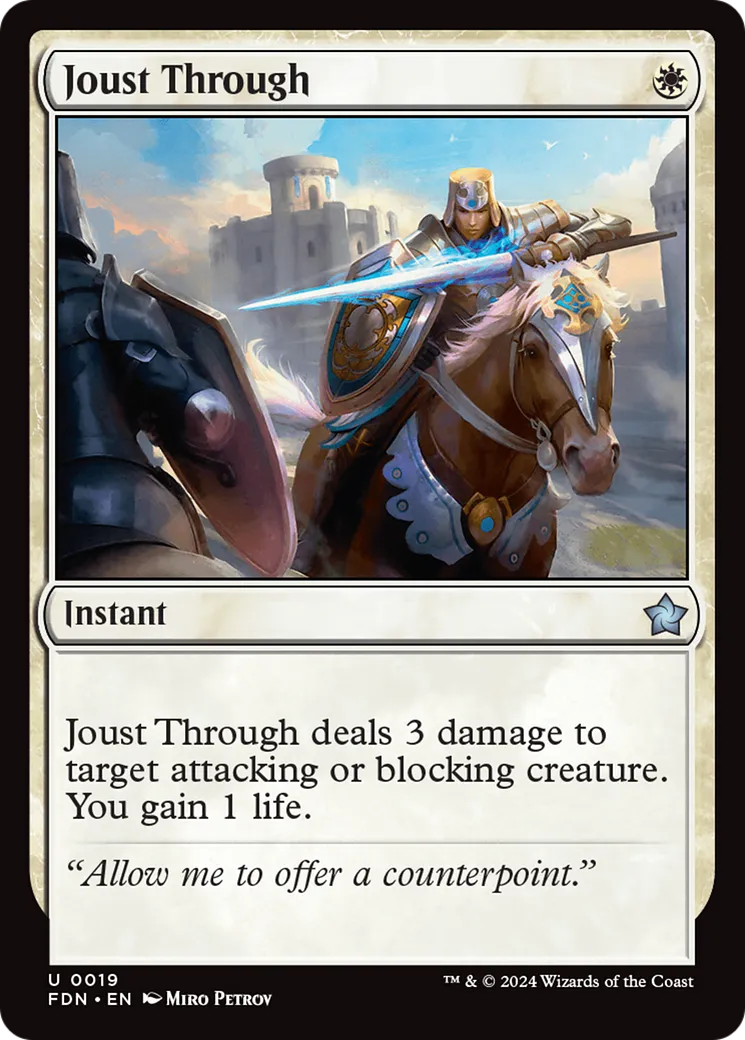 Joute franche — Foundations — Magic: The Gathering