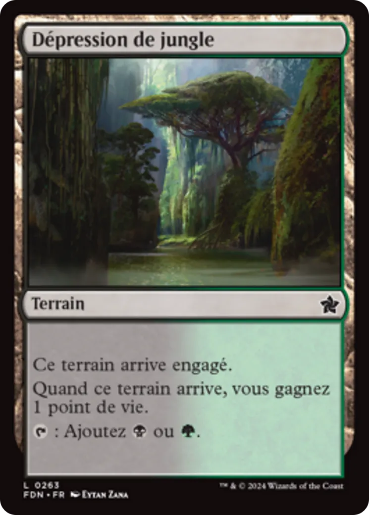 Dépression de jungle — Foundations — Magic: The Gathering