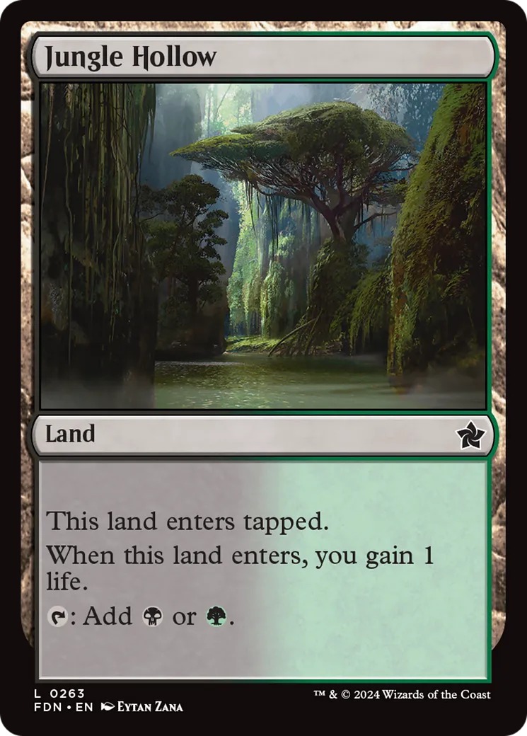 Jungle Hollow — Foundations — Magic: The Gathering