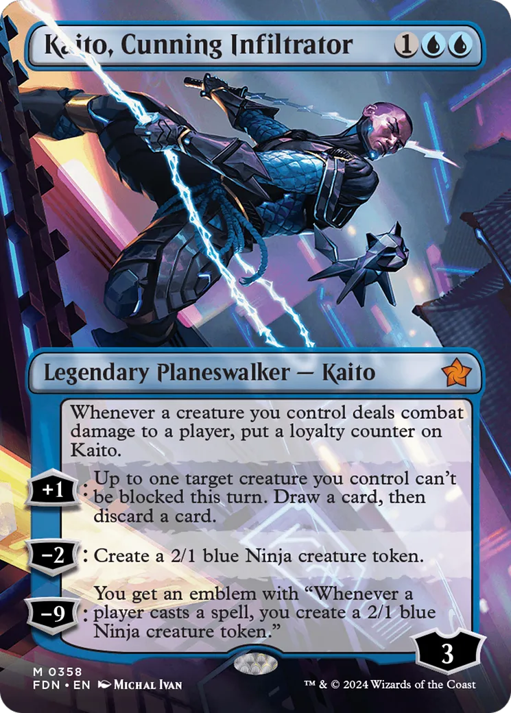 Kaito, Cunning Infiltrator — Foundations — Magic: The Gathering
