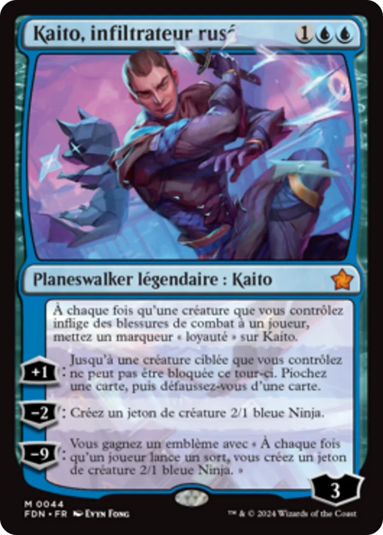 Kaito, infiltrateur rusé — Foundations — Magic: The Gathering