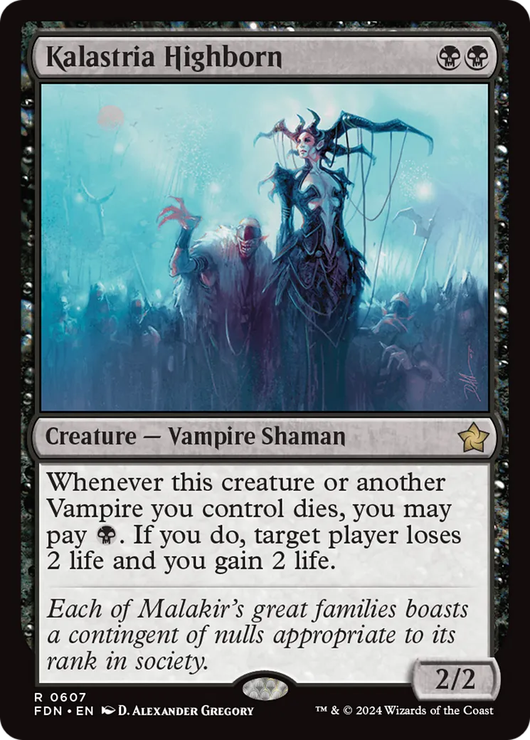 Patricienne des Kalastria — Foundations — Magic: The Gathering