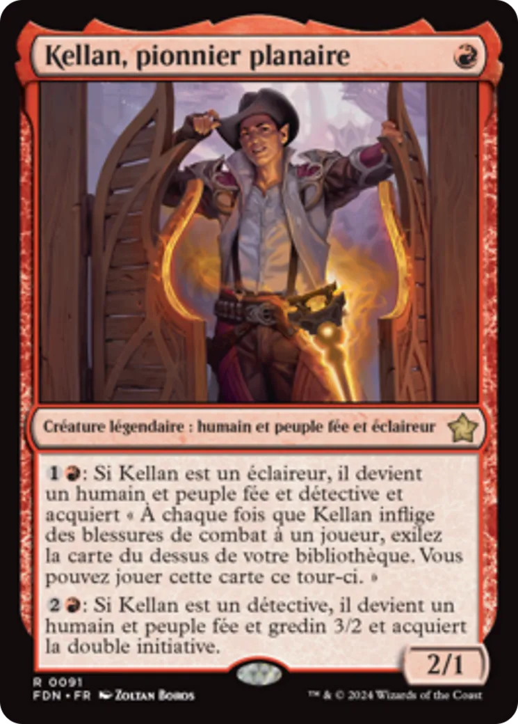 Kellan, pionnier planaire — Foundations — Magic: The Gathering