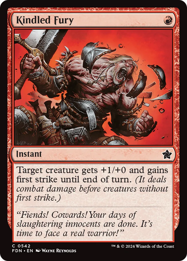 Kindled Fury — Foundations — Magic: The Gathering