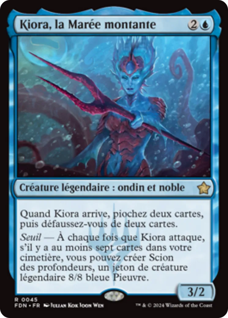 Kiora, la Marée montante — Foundations — Magic: The Gathering