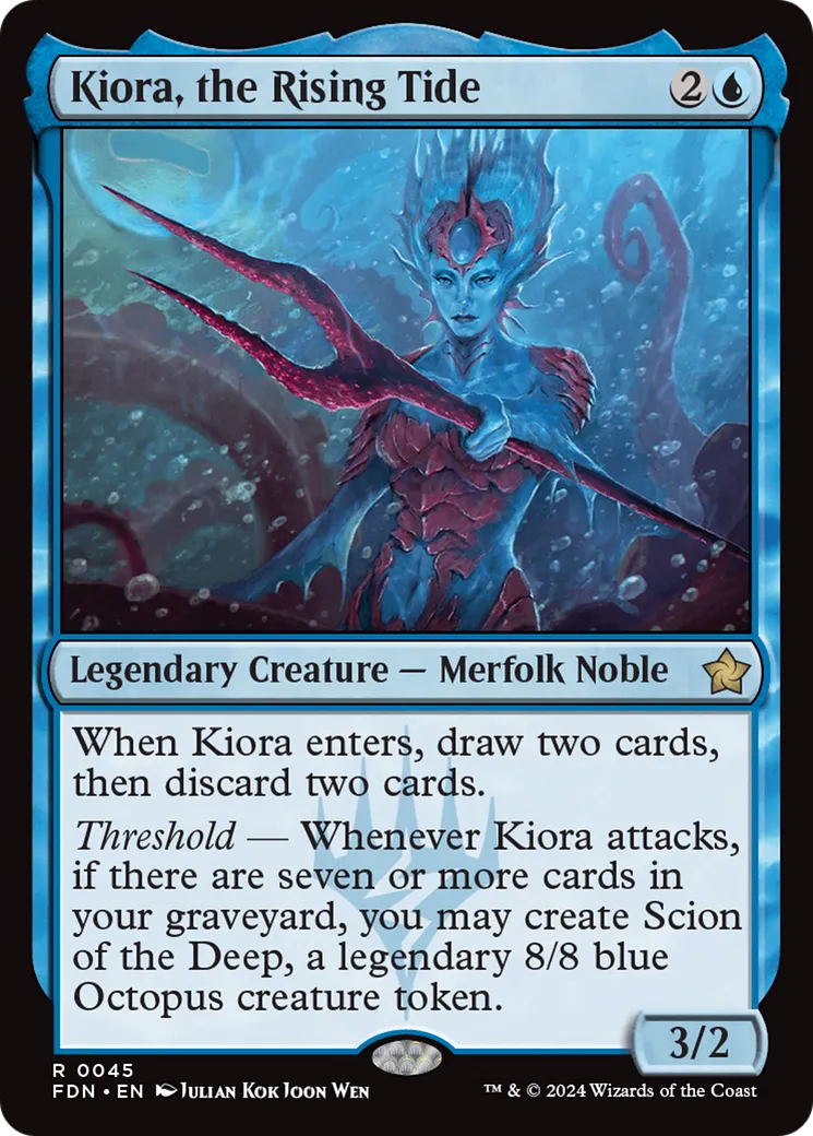 Kiora, la Marée montante — Foundations — Magic: The Gathering