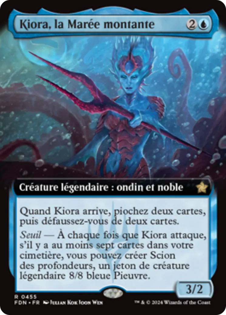 Kiora, la Marée montante — Foundations — Magic: The Gathering