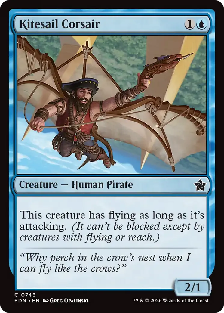 Corsaire à voile volante — Foundations — Magic: The Gathering