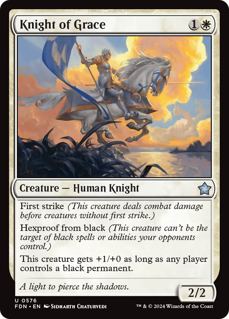 Chevalière de la grâce — Foundations — Magic: The Gathering