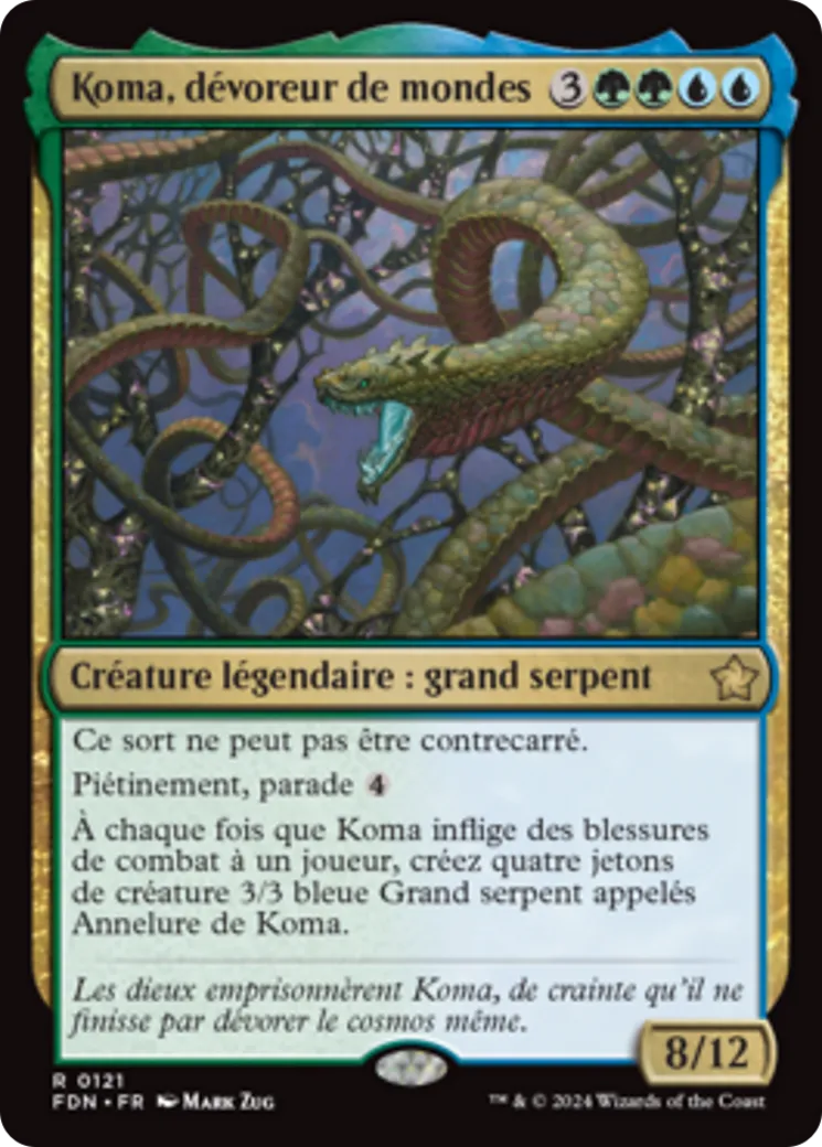 Koma, dévoreur de mondes — Foundations — Magic: The Gathering