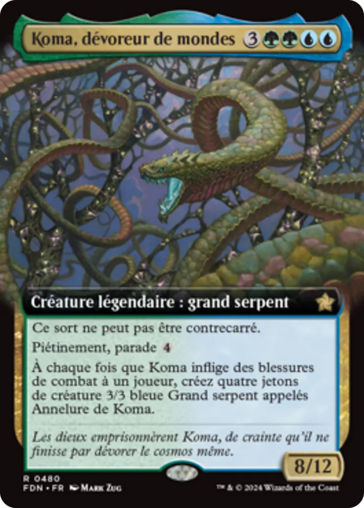 Koma, dévoreur de mondes — Foundations — Magic: The Gathering