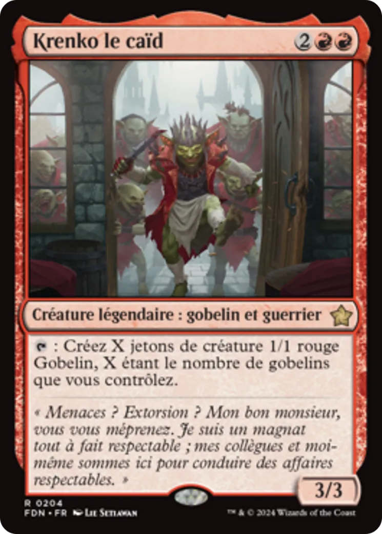Krenko le caïd — Foundations — Magic: The Gathering