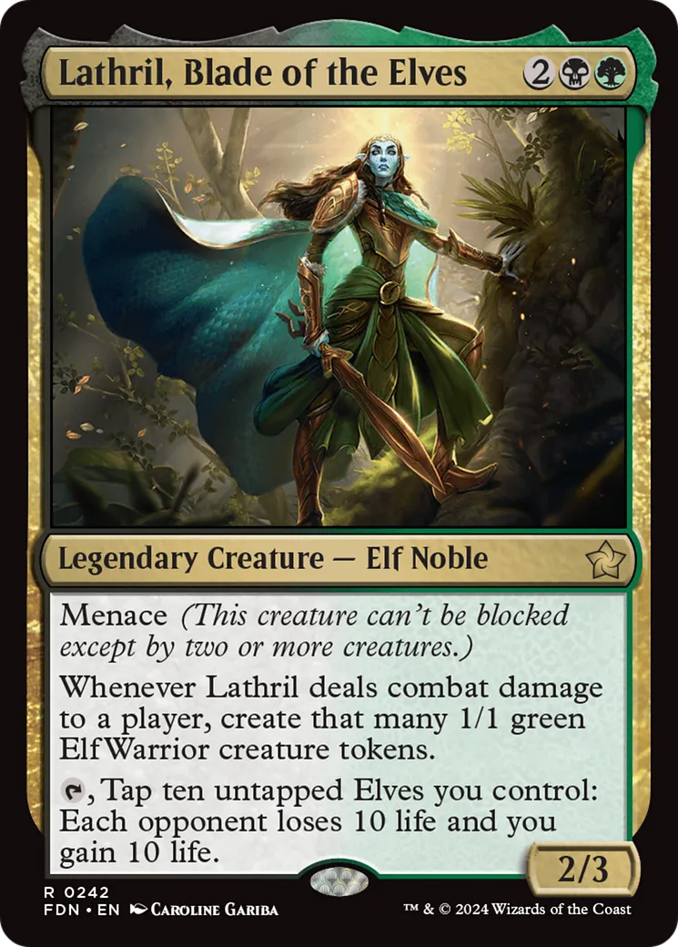 Lathril, Blade of the Elves — Foundations — Magic: The Gathering