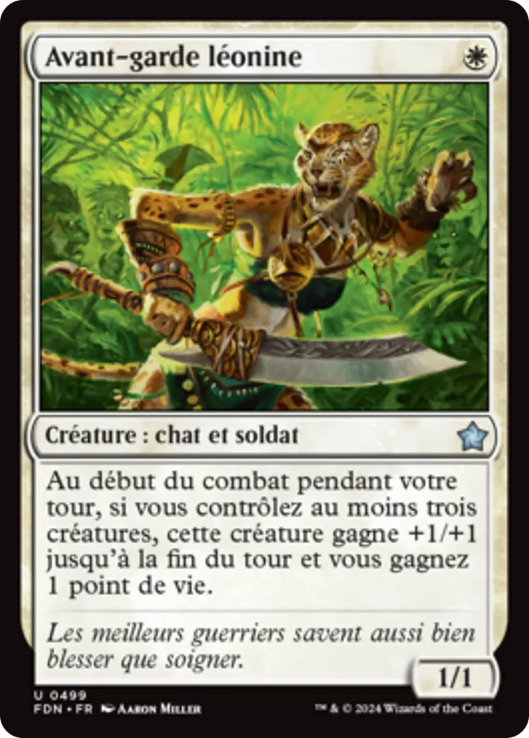 Avant-garde léonine — Foundations — Magic: The Gathering