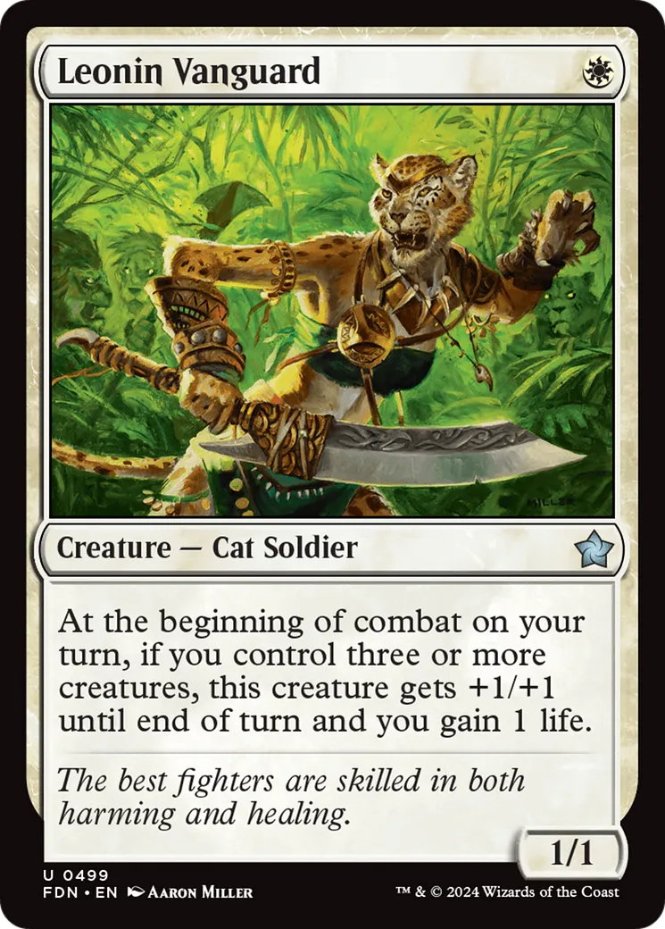 Avant-garde léonine — Foundations — Magic: The Gathering