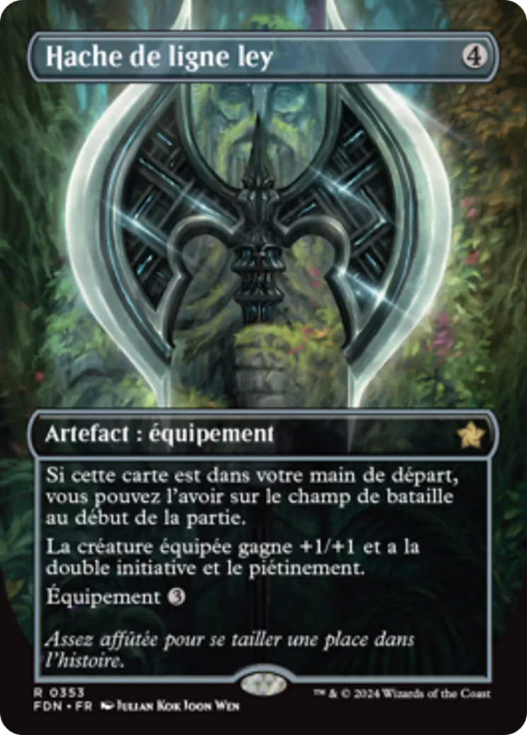 Hache de ligne ley — Foundations — Magic: The Gathering