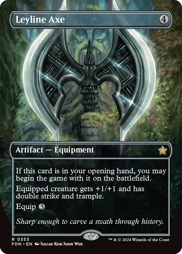 Hache de ligne ley — Foundations — Magic: The Gathering