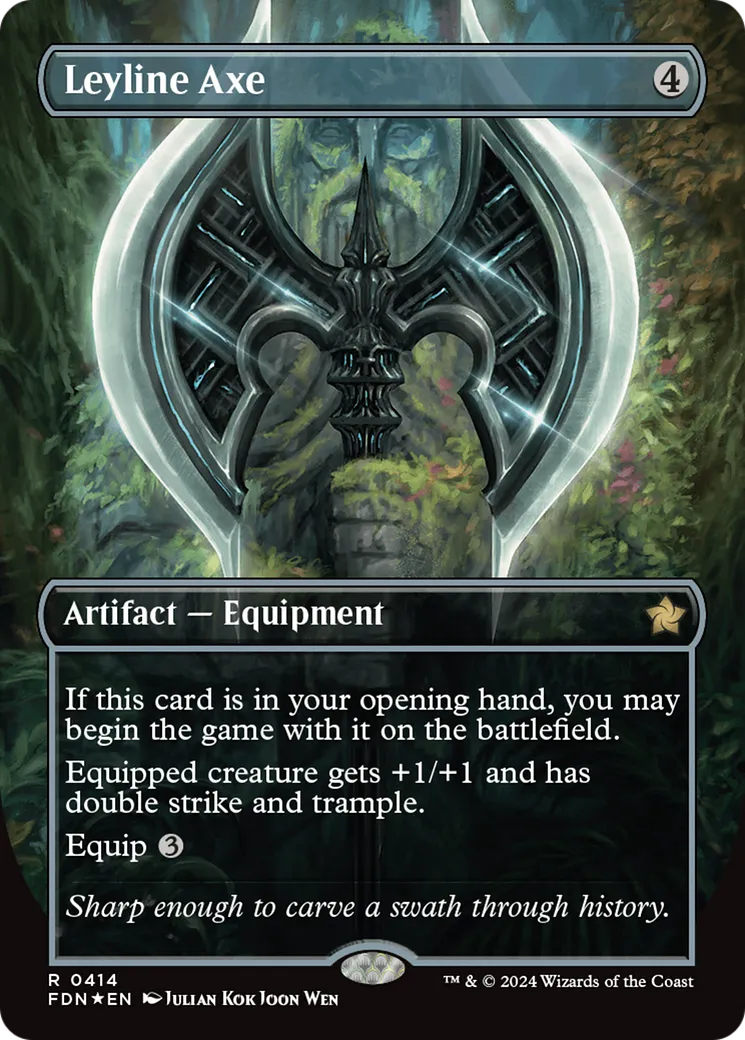 Hache de ligne ley — Foundations — Magic: The Gathering