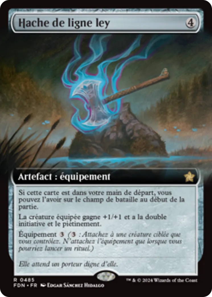Hache de ligne ley — Foundations — Magic: The Gathering