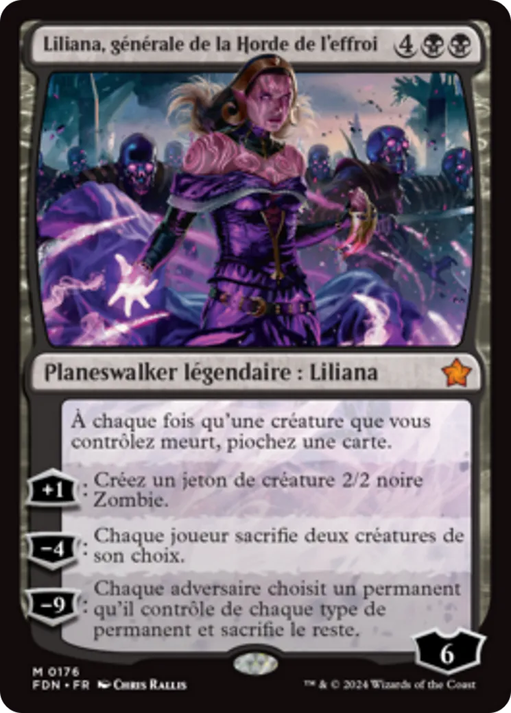 Liliana, générale de la Horde de l'effroi — Foundations — Magic: The Gathering