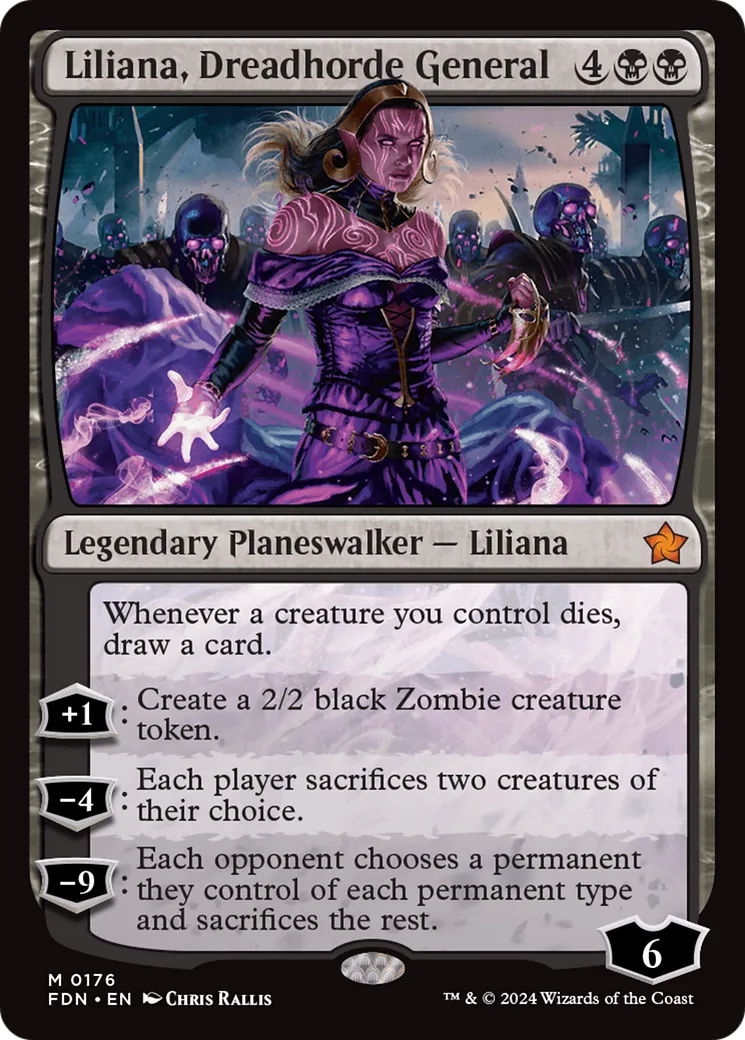 Liliana, Dreadhorde General — Foundations — Magic: The Gathering