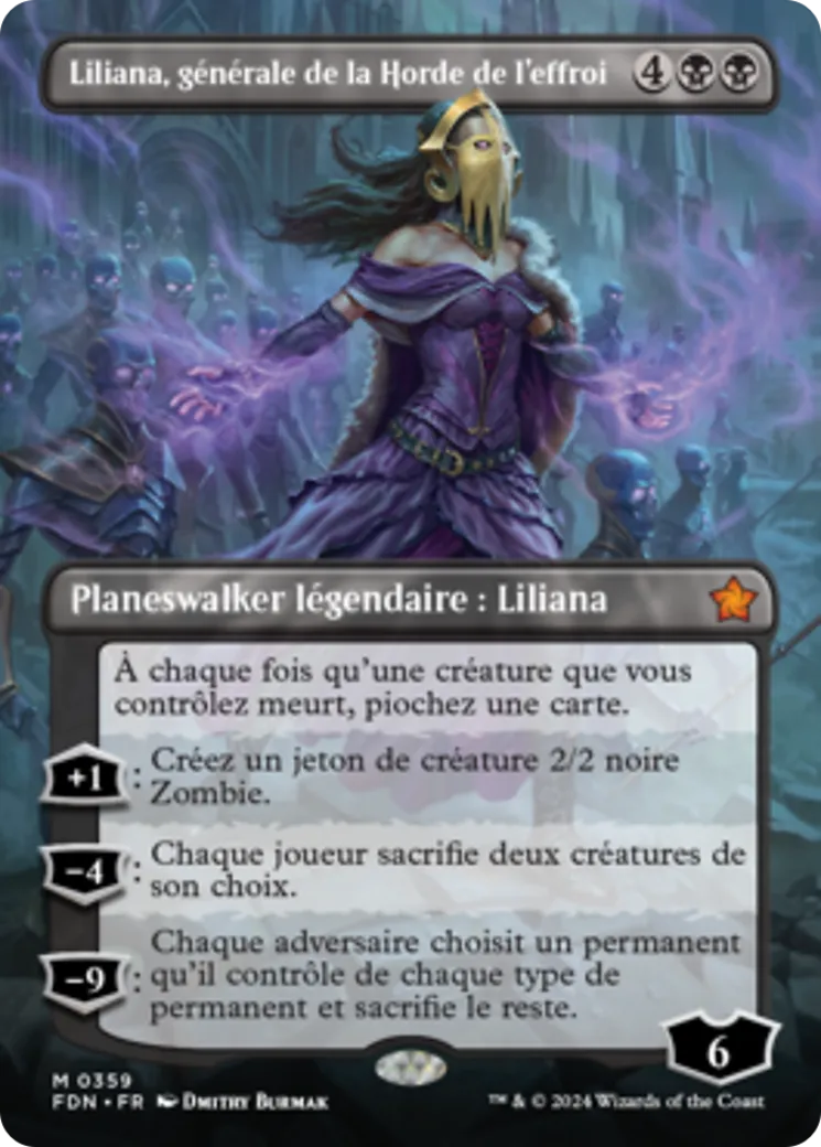 Liliana, générale de la Horde de l'effroi — Foundations — Magic: The Gathering