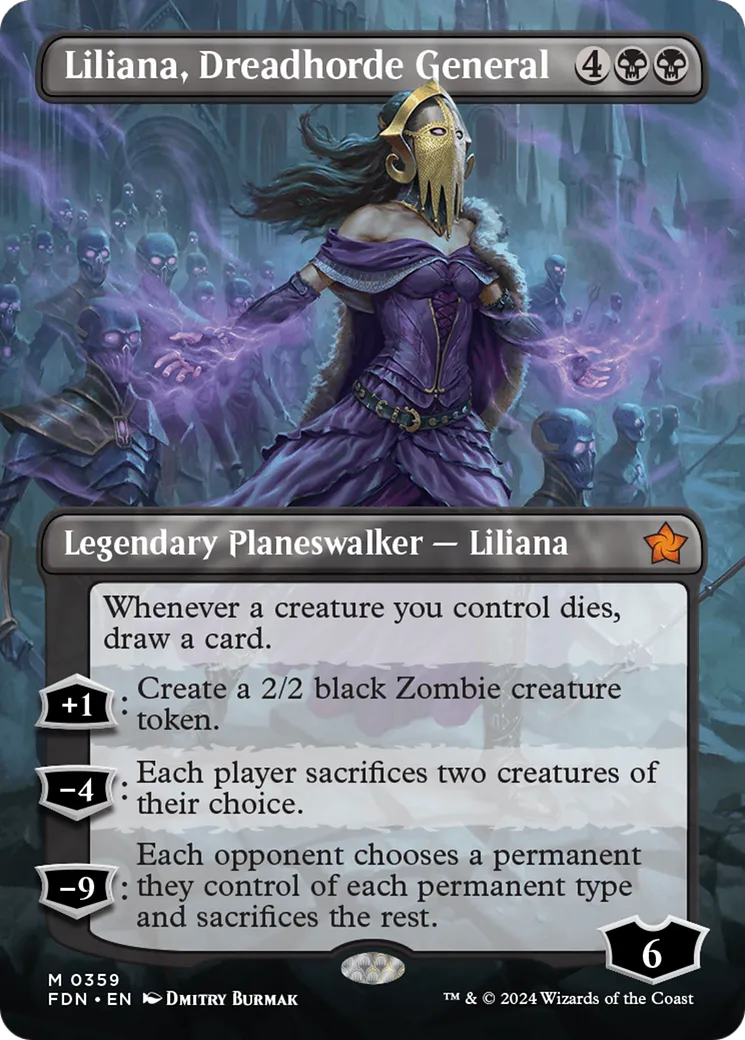 Liliana, Dreadhorde General — Foundations — Magic: The Gathering