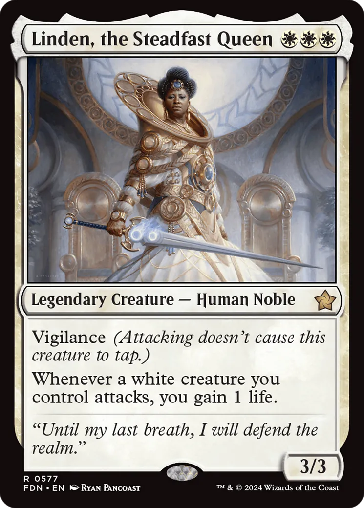Linden, reine implacable — Foundations — Magic: The Gathering