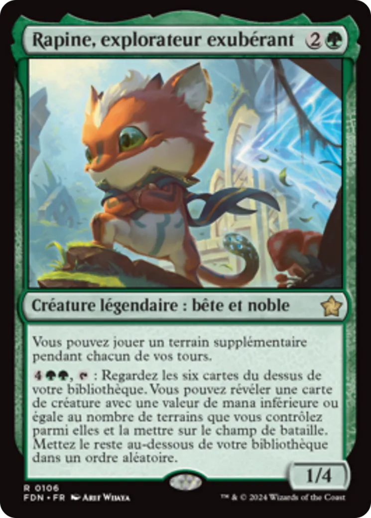 Rapine, explorateur exubérant — Foundations — Magic: The Gathering