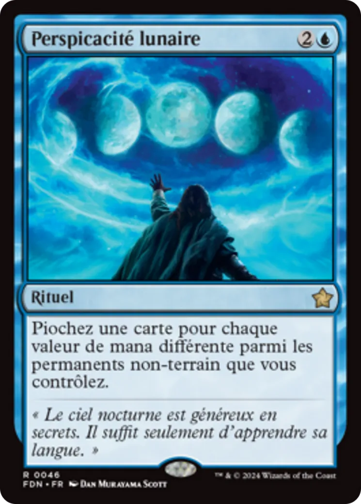 Perspicacité lunaire — Foundations — Magic: The Gathering