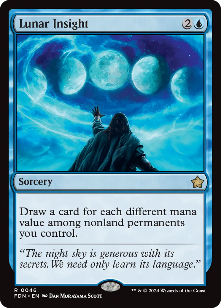Perspicacité lunaire — Foundations — Magic: The Gathering