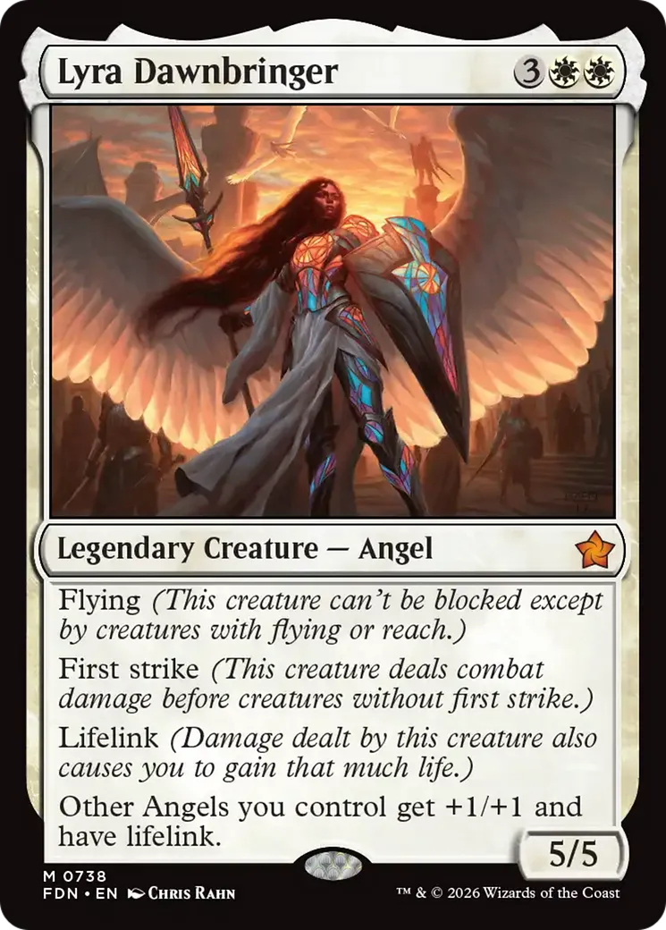 Lyra Aubevenant — Foundations — Magic: The Gathering