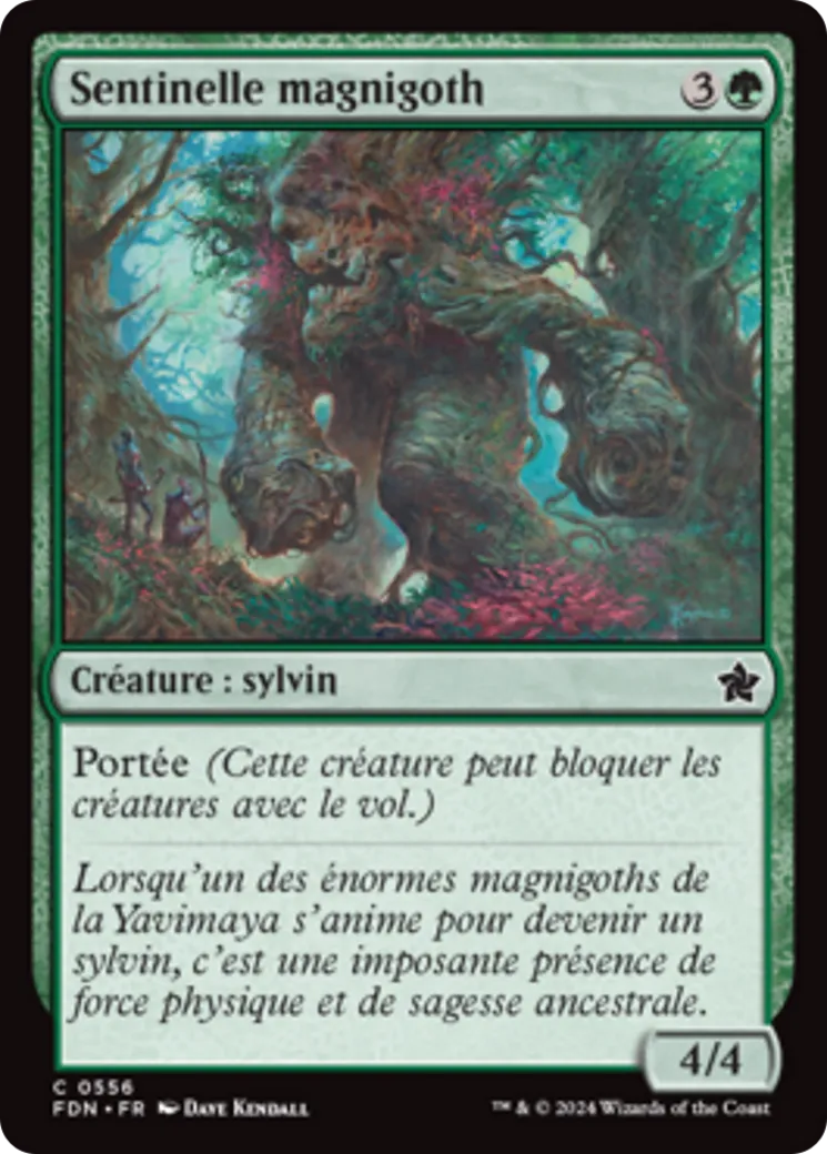 Sentinelle magnigoth — Foundations — Magic: The Gathering