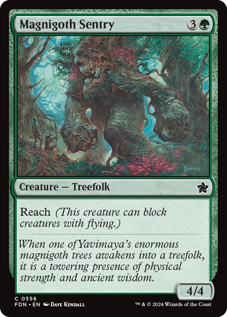 Magnigoth Sentry — Foundations — Magic: The Gathering