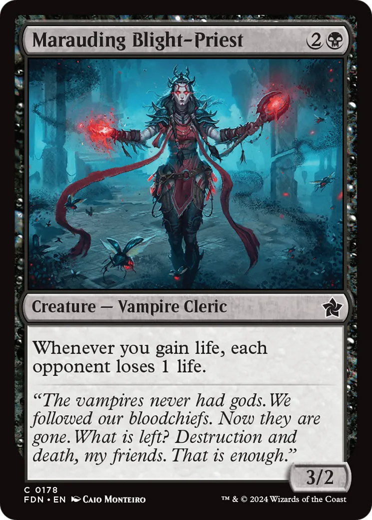 Prêtresse du fléau en maraude — Foundations — Magic: The Gathering
