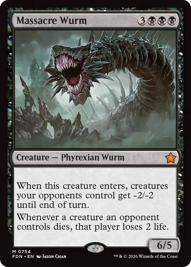 Guivre du massacre — Foundations — Magic: The Gathering