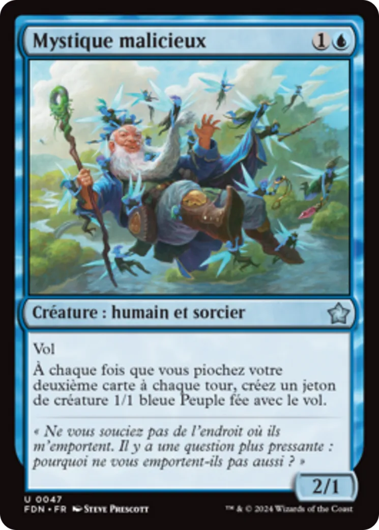 Mystique malicieux — Foundations — Magic: The Gathering