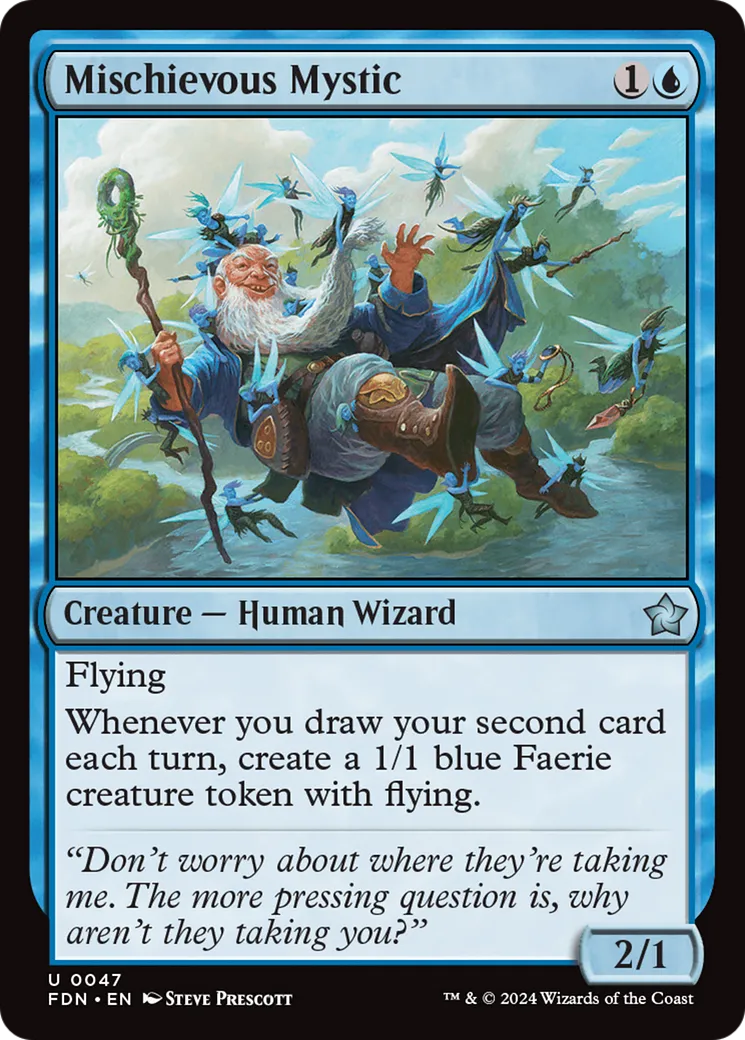 Mystique malicieux — Foundations — Magic: The Gathering