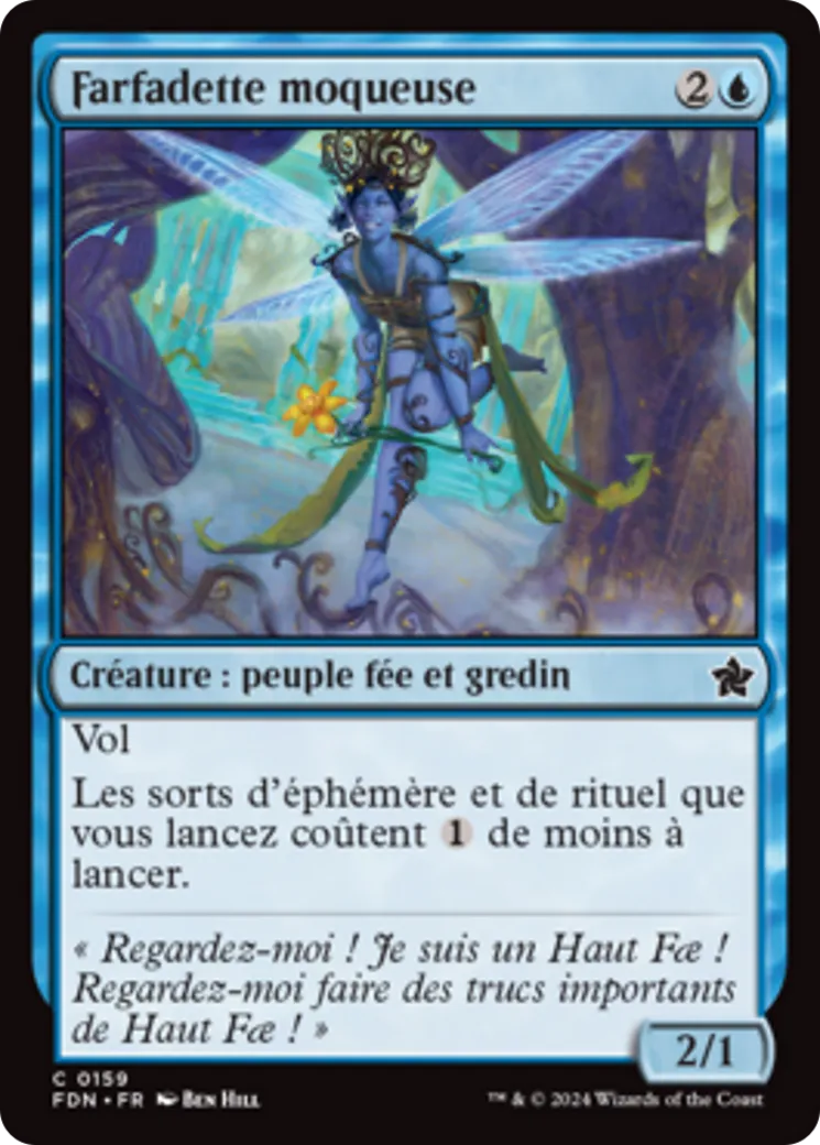 Farfadette moqueuse — Foundations — Magic: The Gathering