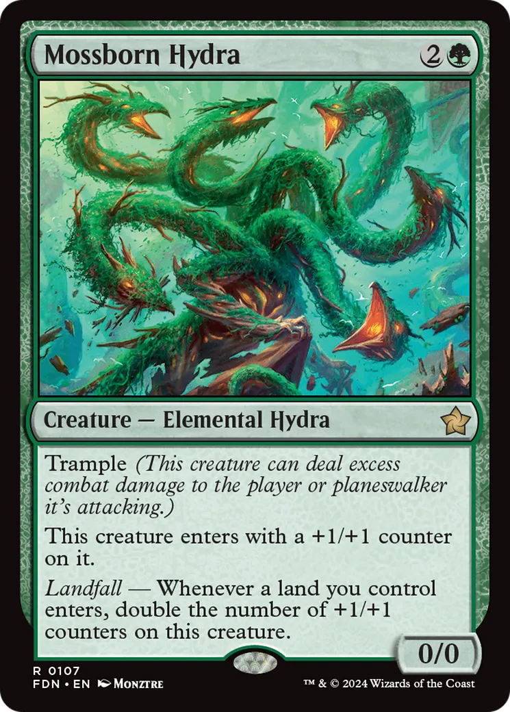Mossborn Hydra — Foundations — Magic: The Gathering
