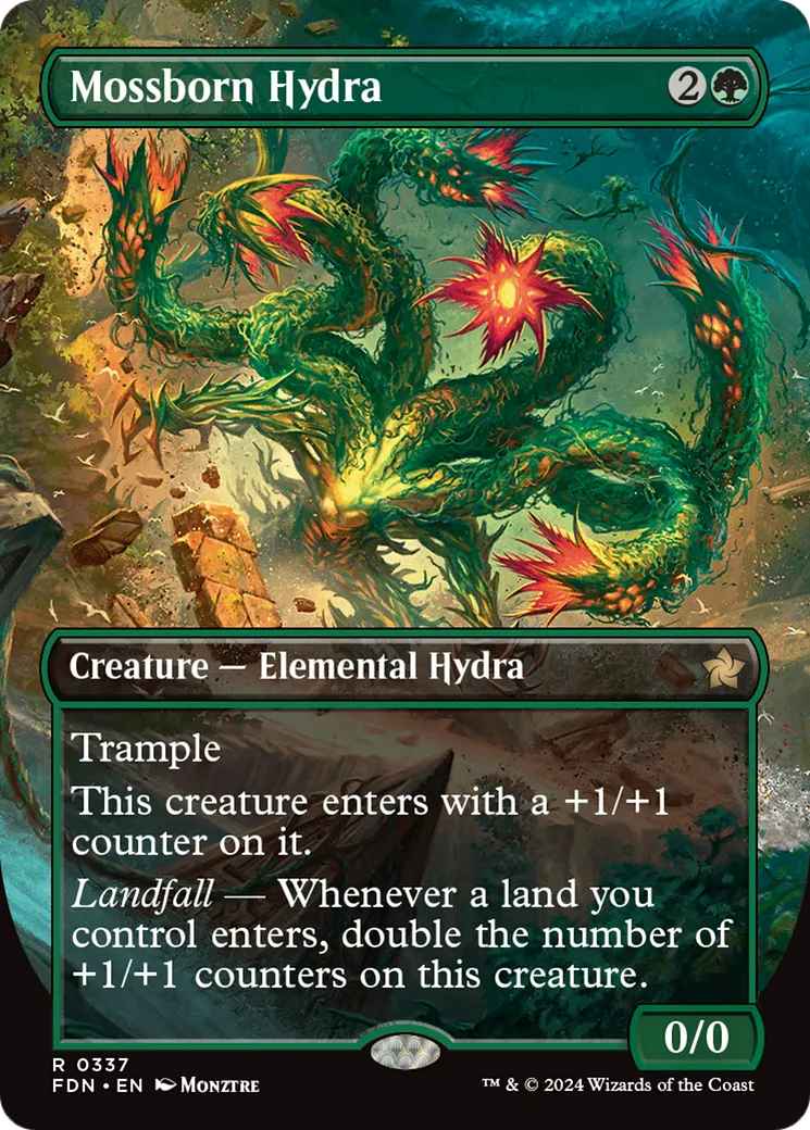 Hydre née de la mousse — Foundations — Magic: The Gathering