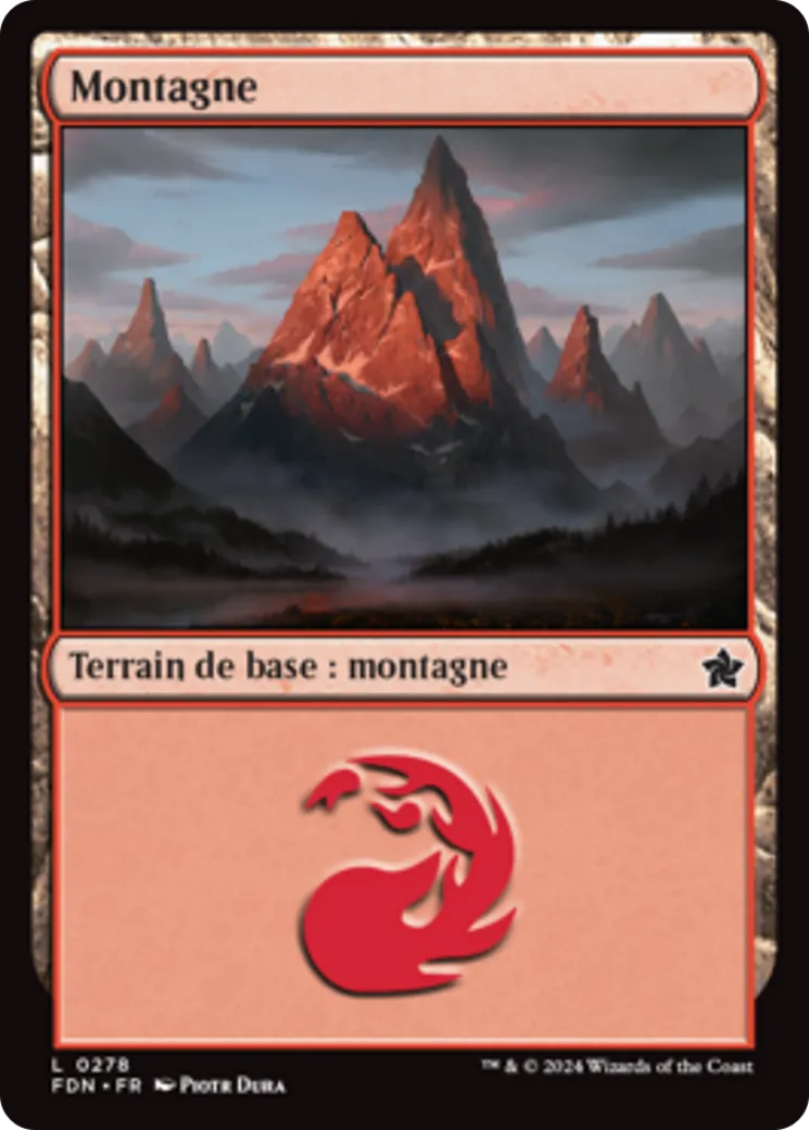Montagne — Foundations — Magic: The Gathering