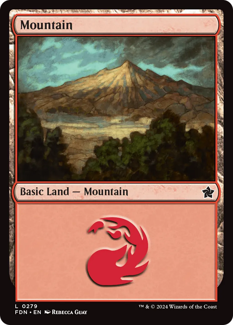 Mountain — Foundations — Magic: The Gathering
