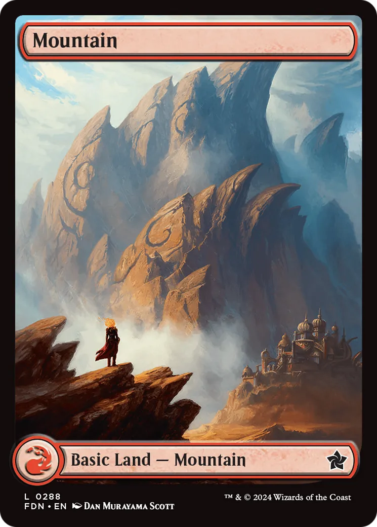 Mountain — Foundations — Magic: The Gathering
