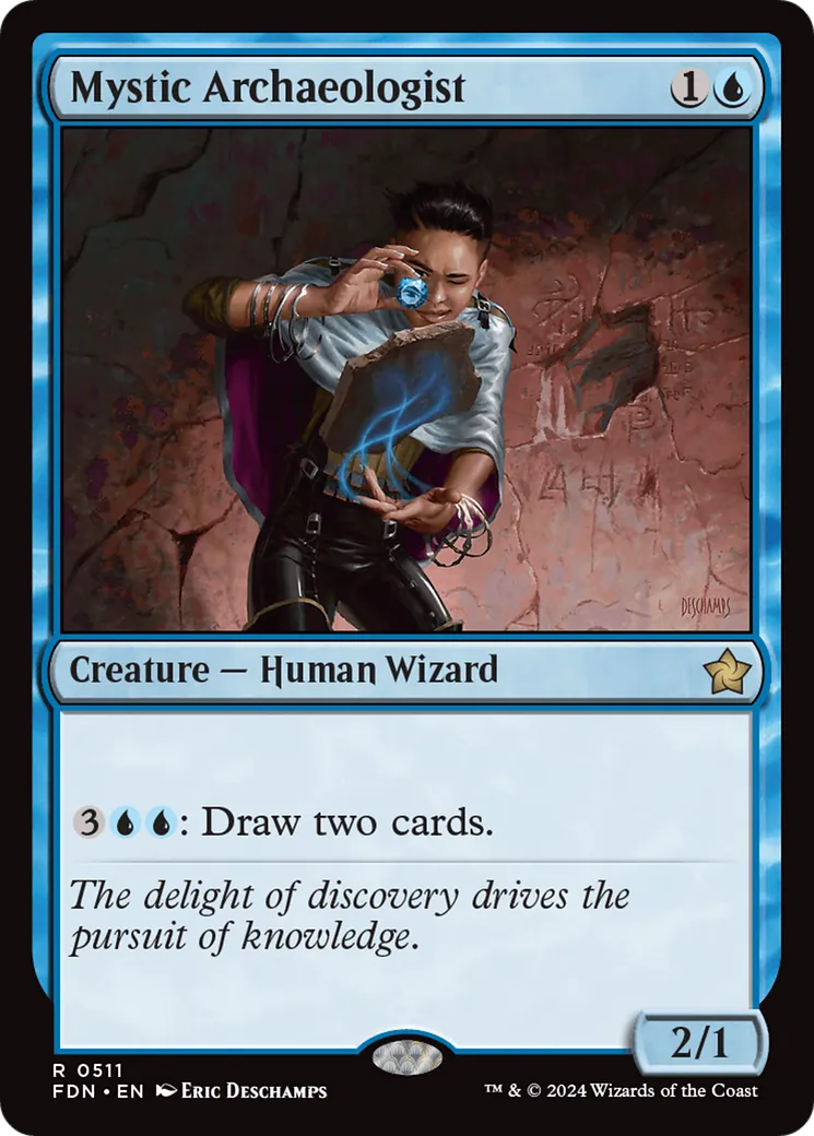 Mystic Archaeologist — Foundations — Magic: The Gathering
