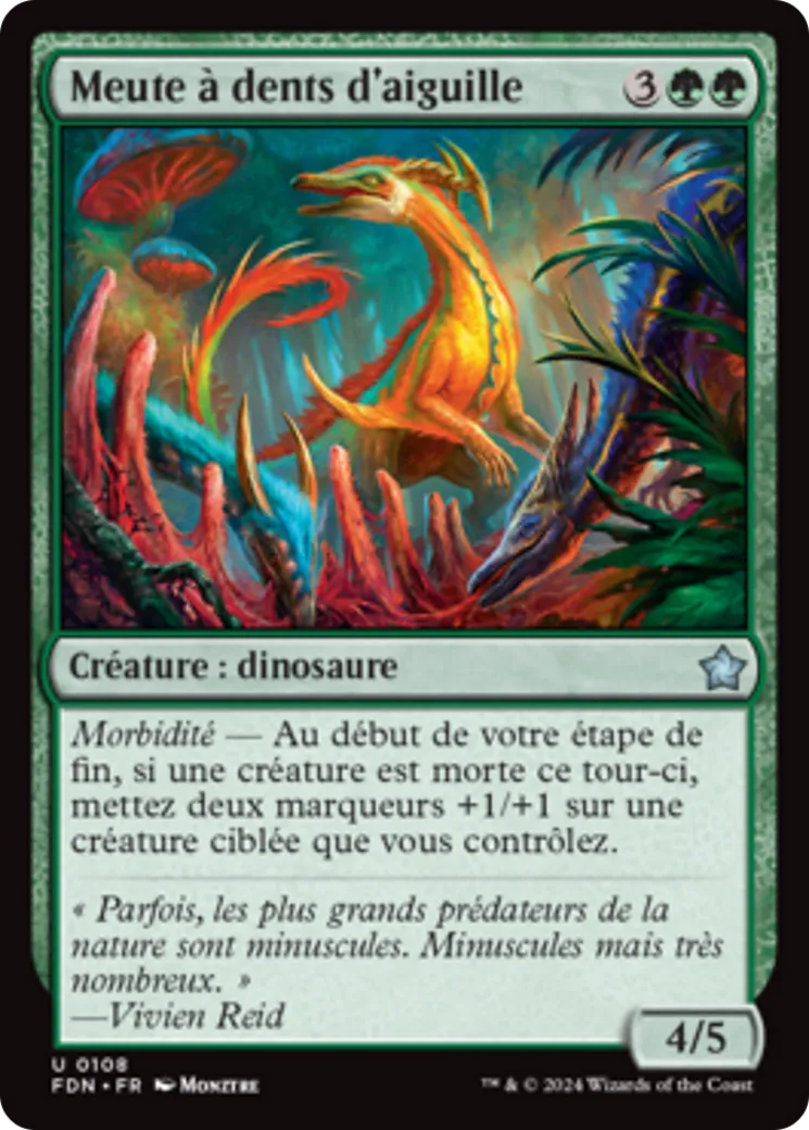 Meute à dents d'aiguille — Foundations — Magic: The Gathering