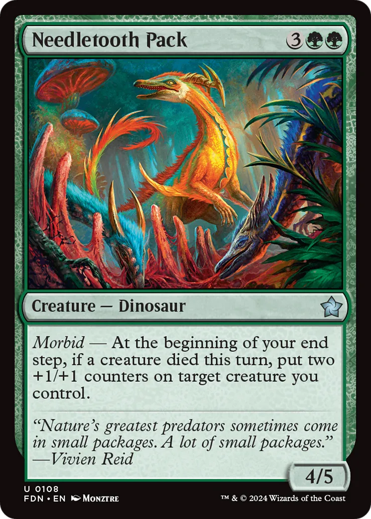 Meute à dents d'aiguille — Foundations — Magic: The Gathering