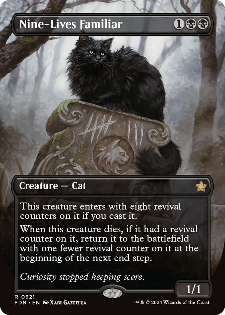 Nine-Lives Familiar — Foundations — Magic: The Gathering